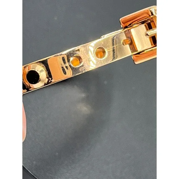 Michael Kors Designer Astor Rose Gold Buckle Closure Bangle Bracelet‎ - Picture 16 of 16